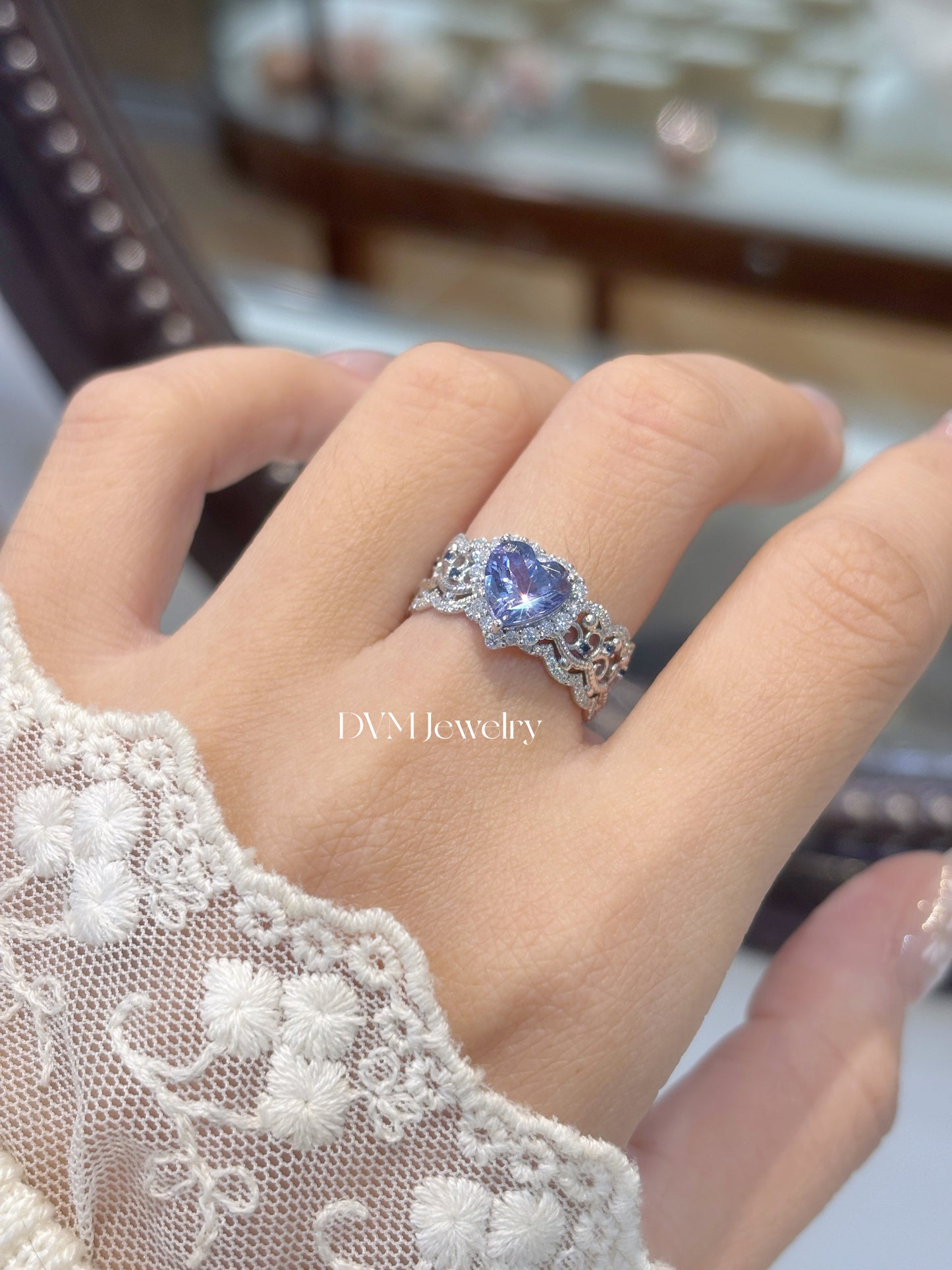需訂製18K WHITE GOLD TANZANITE RING |Grta0005