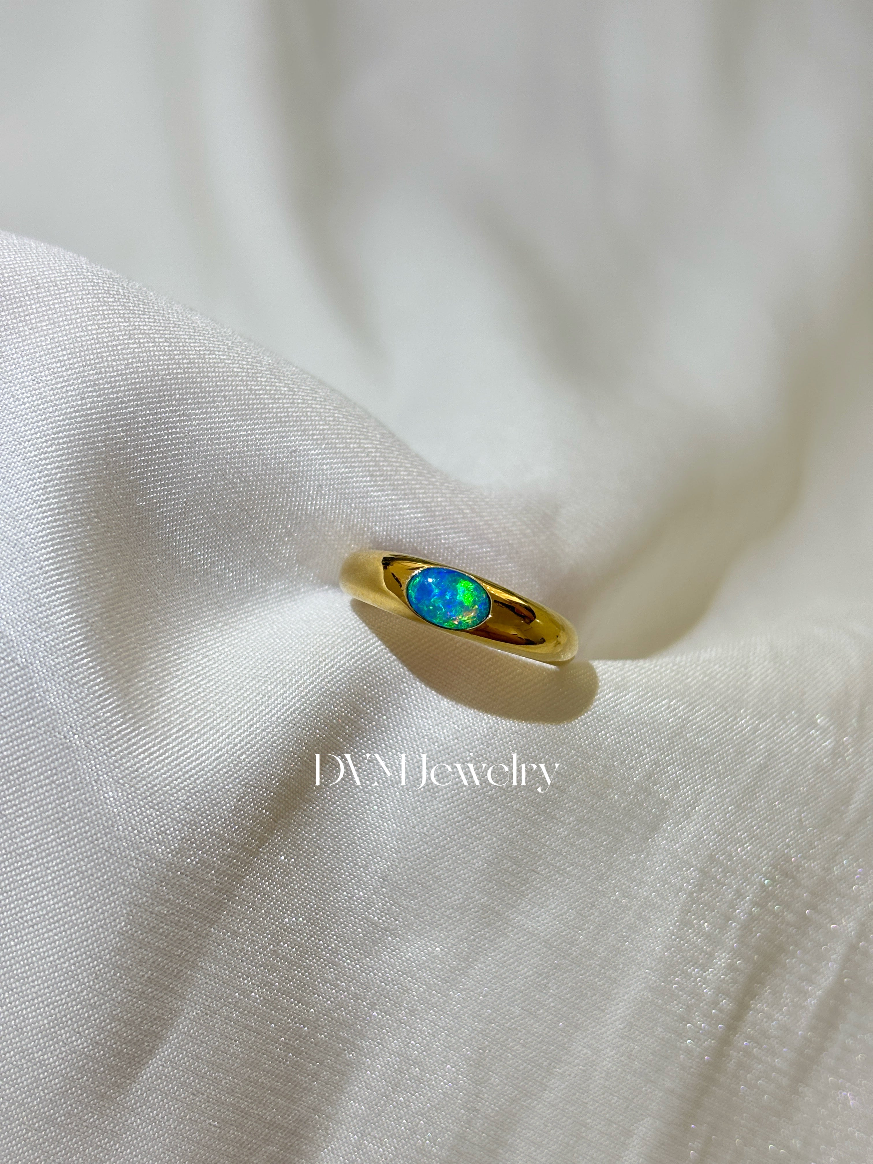 需訂製18K GOLD OPAL RING |Gro0005