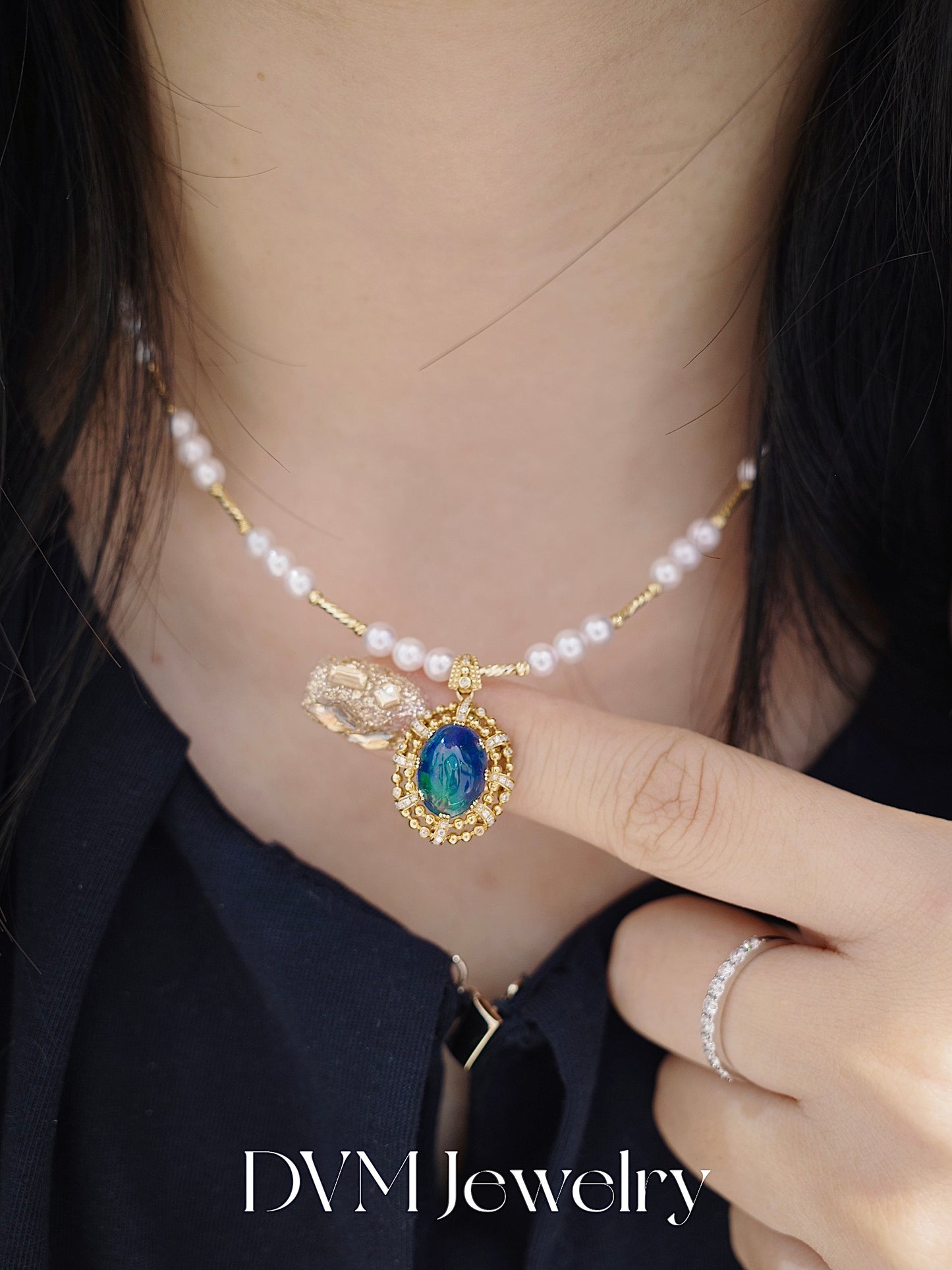 18K GOLD OPAL PENDANT |Gpo0014