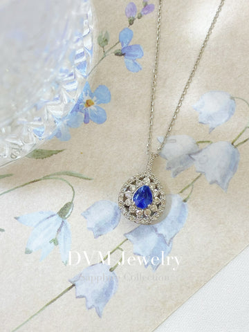 需訂製PT900 SAPPHIRE NECKLACE | Gns0024