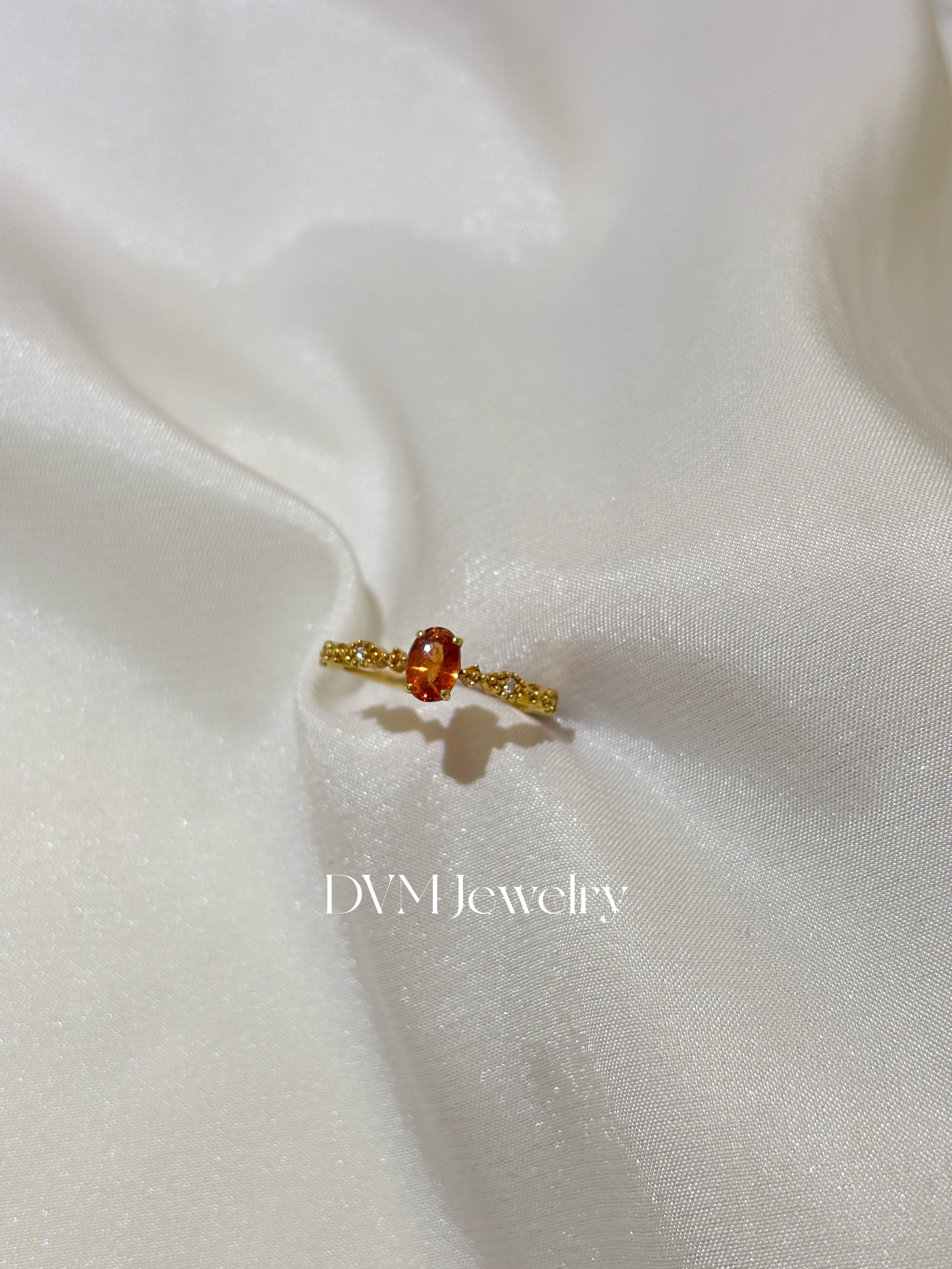 18K GOLD SPESSARTINE RING |Grf 0003
