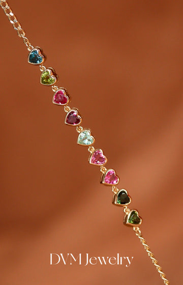 18K GOLD TOURMAILNE  BRACELET |Per-other