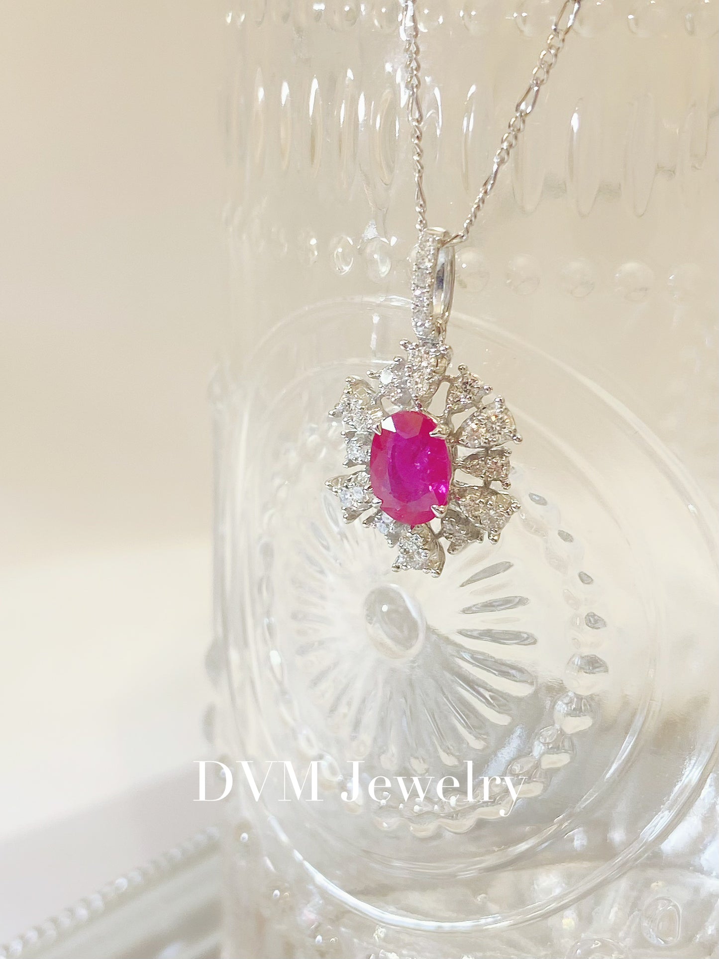 需訂製-18K GOLD RUBY PENDANT | Gpru0016