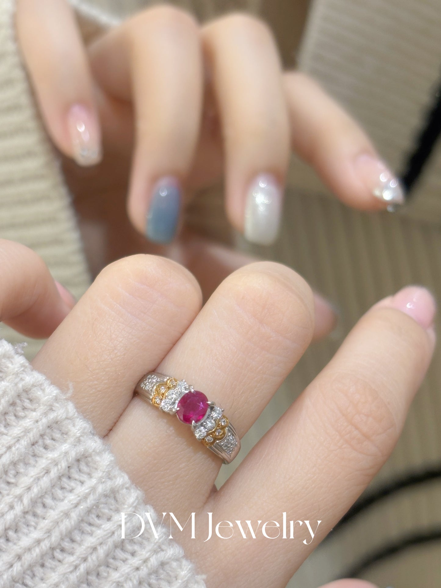18K GOLD RUBY RING |Grru0034
