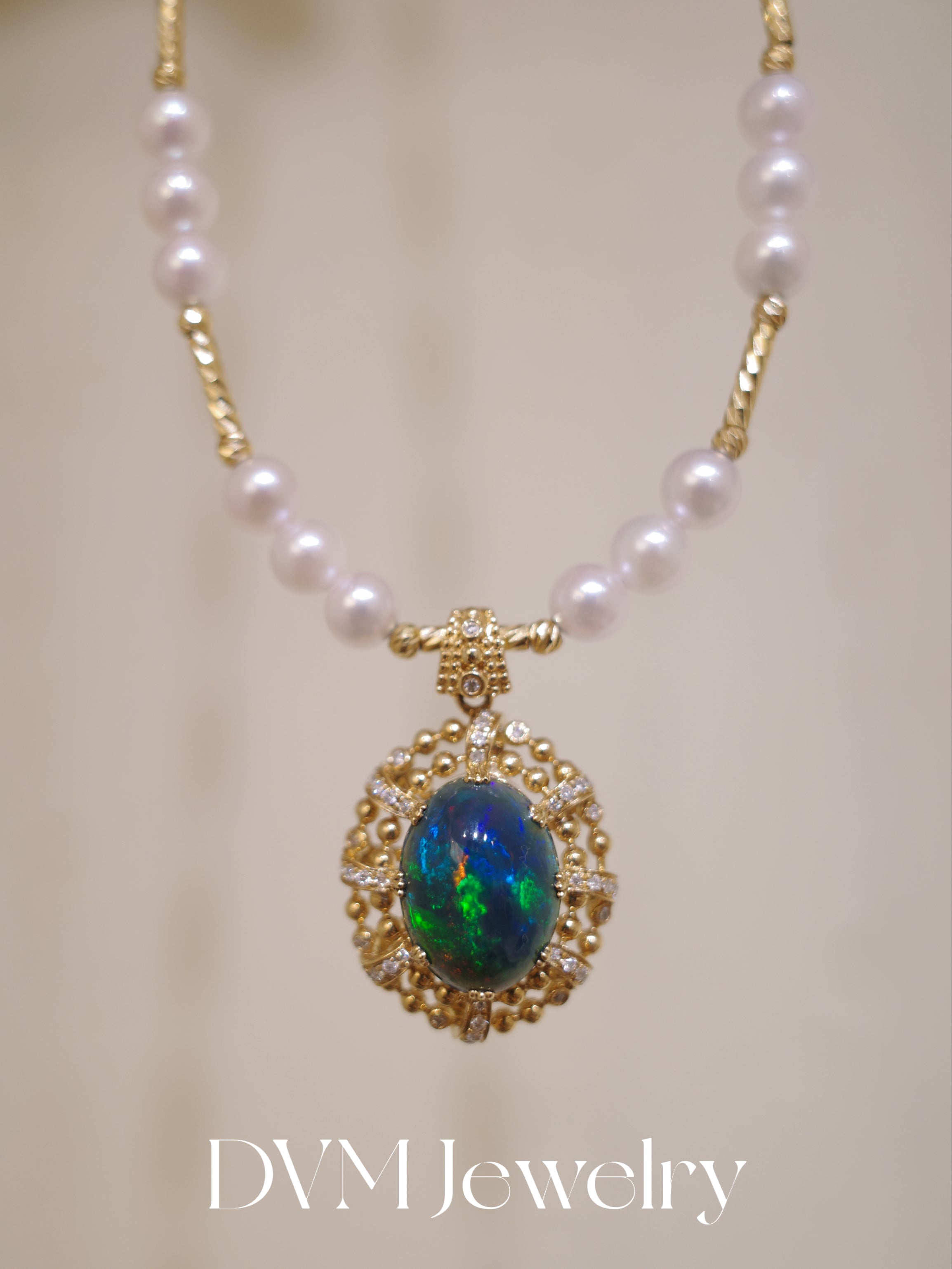 18K GOLD OPAL PENDANT |Gpo0014