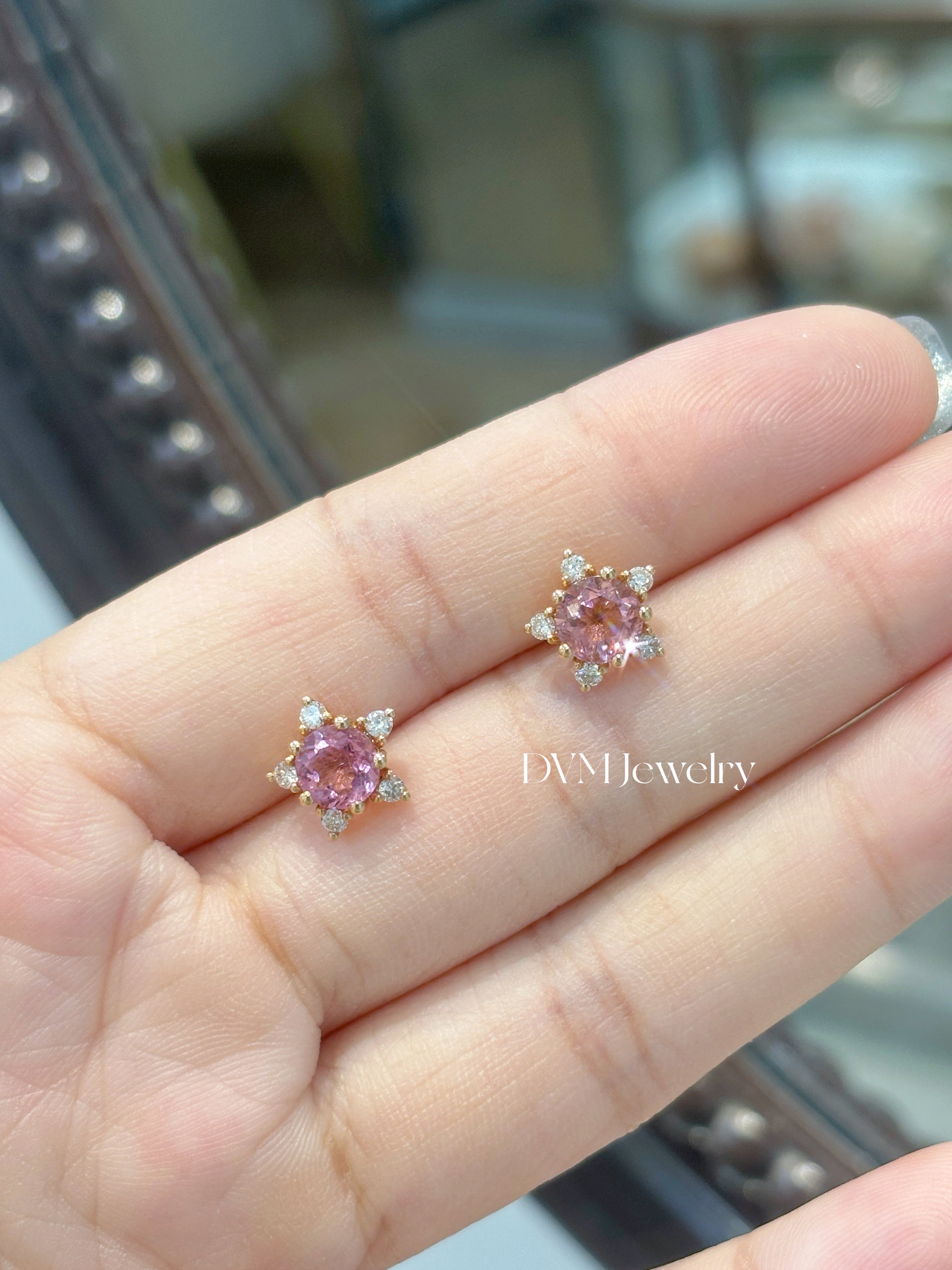 需訂製18K GOLD TOURMALINE EARRING | Geto0006