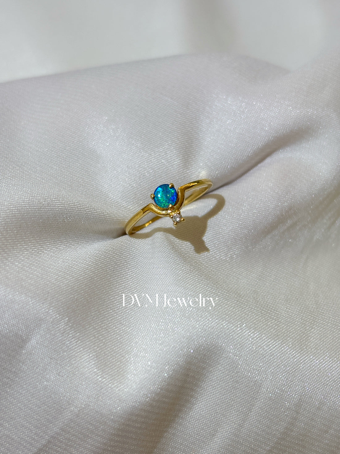 18K GOLD OPAL RING |Gro0007