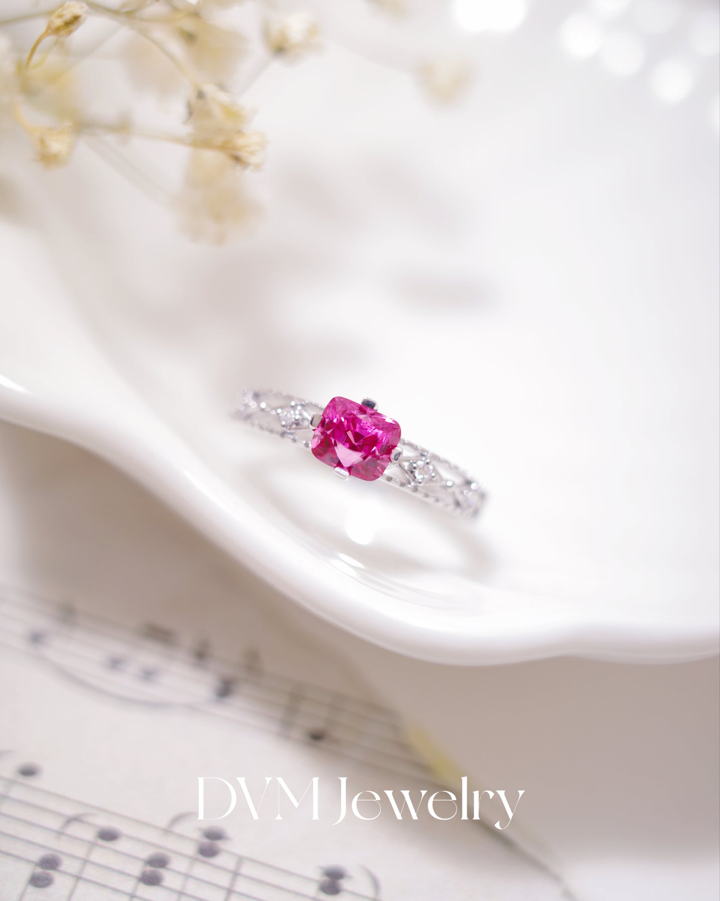 18K WHITE GOLD SPINEL RING | Grsp0010