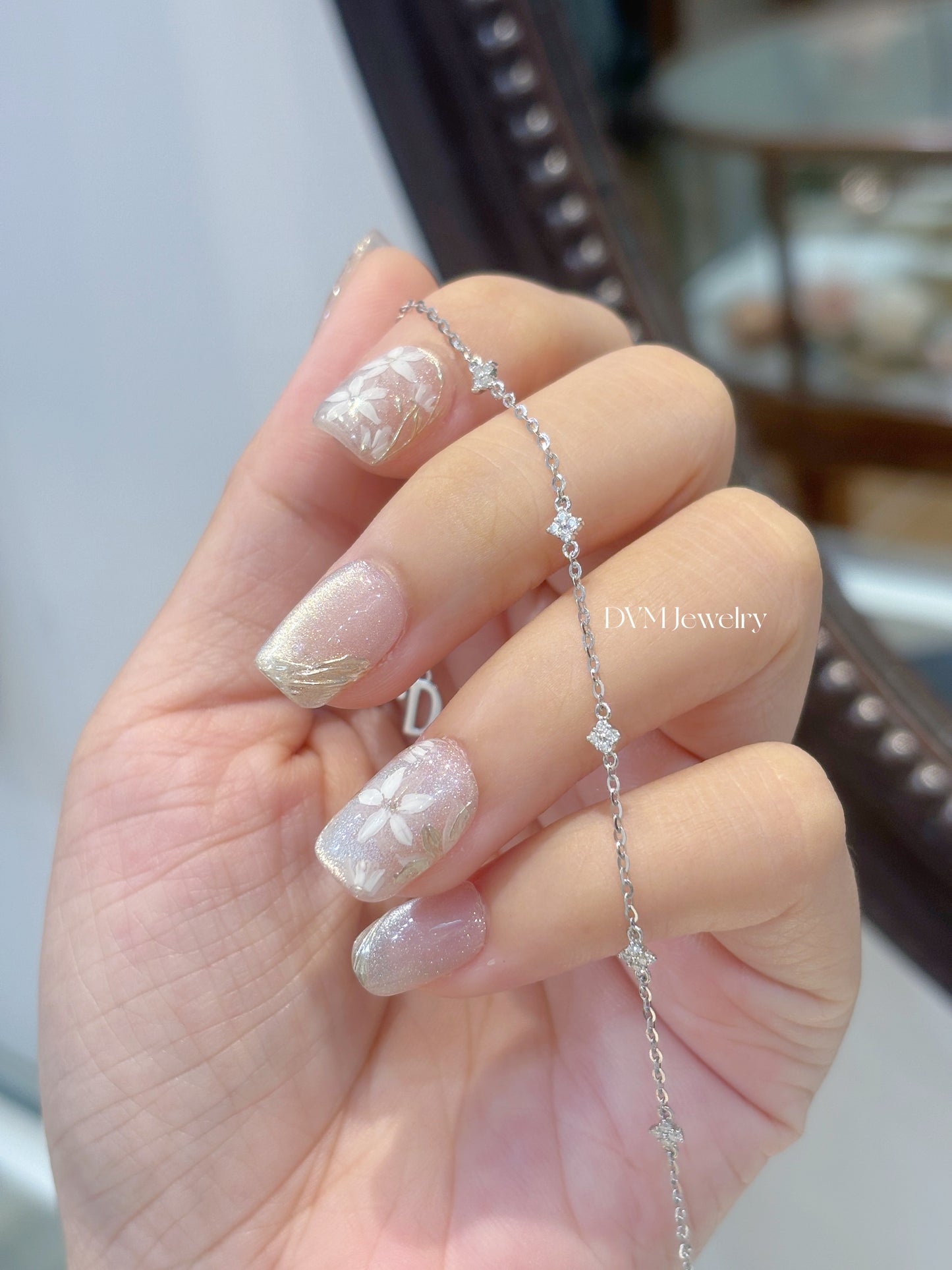 訂製✨18K WHITE GOLD DIAMOND  BRACELET | Dbw0016
