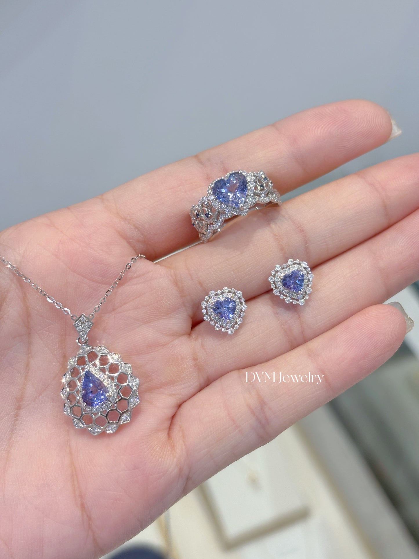 需訂製18K WHITE GOLD TANZANITE RING |Grta0005