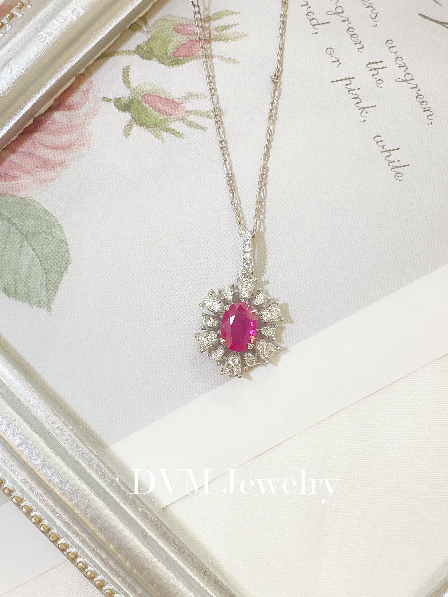 需訂製-18K GOLD RUBY PENDANT | Gpru0016