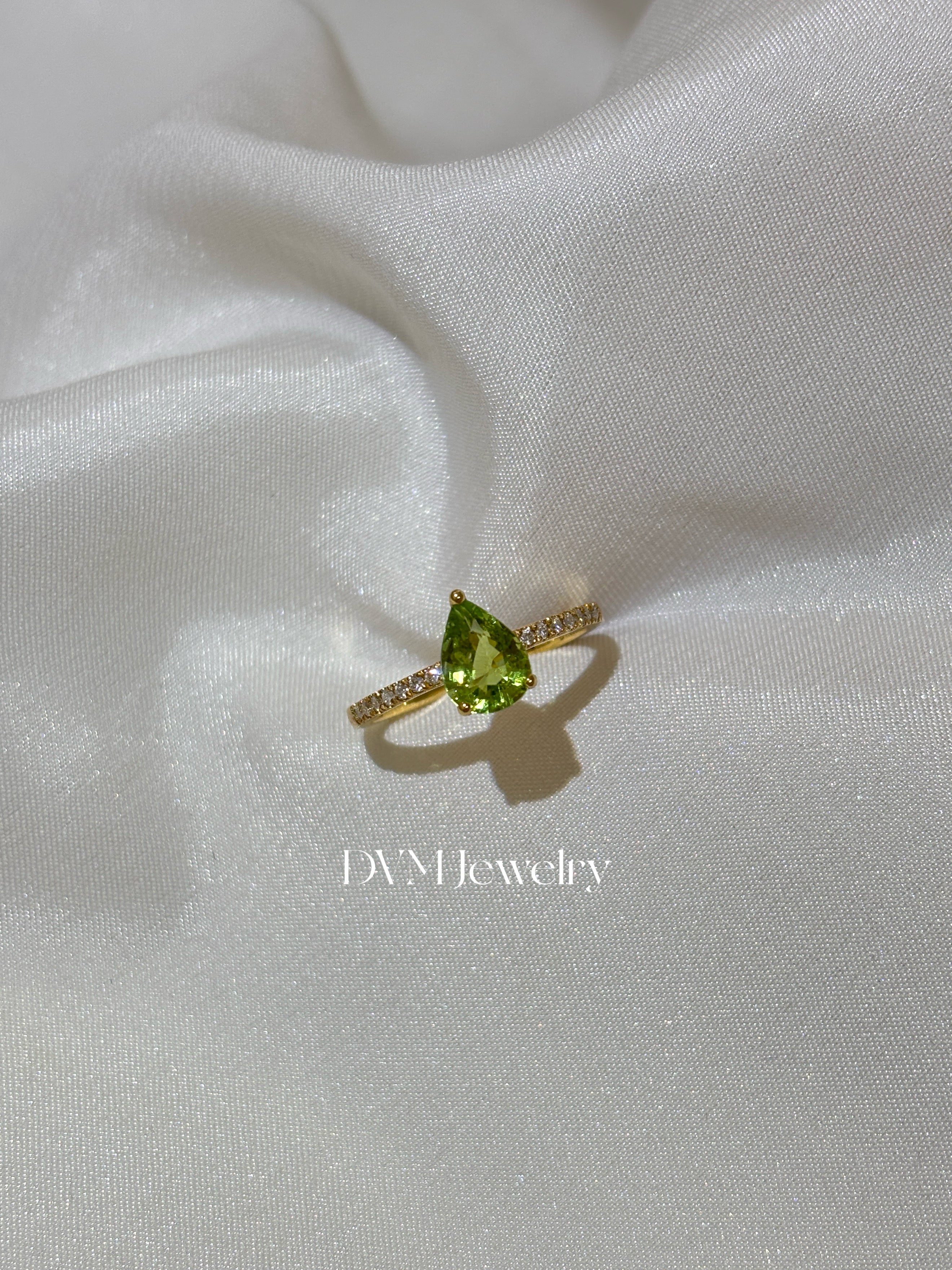 需訂製18K WHITE GOLD TOURMALINE RING |Grto0014