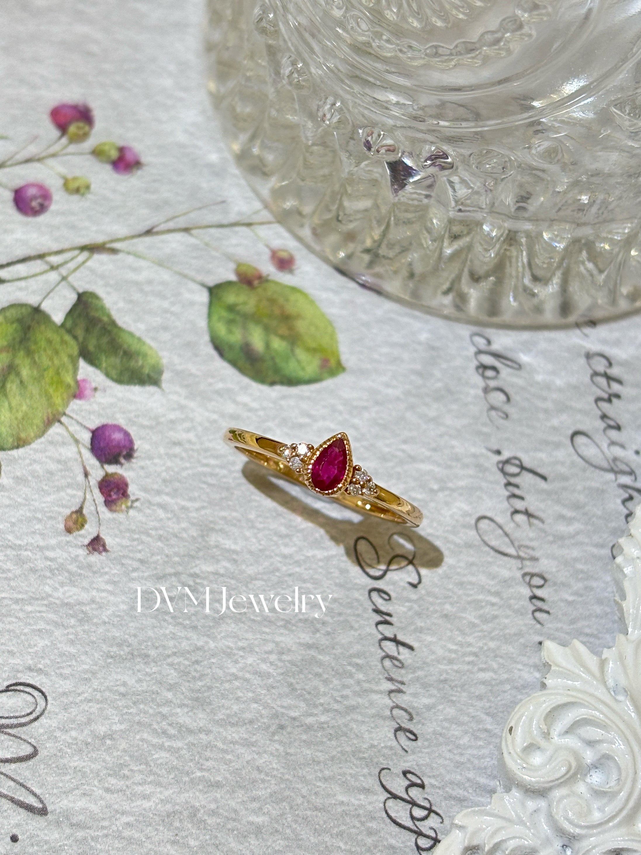 需訂製18K GOLD RUBY RING |Grru0027