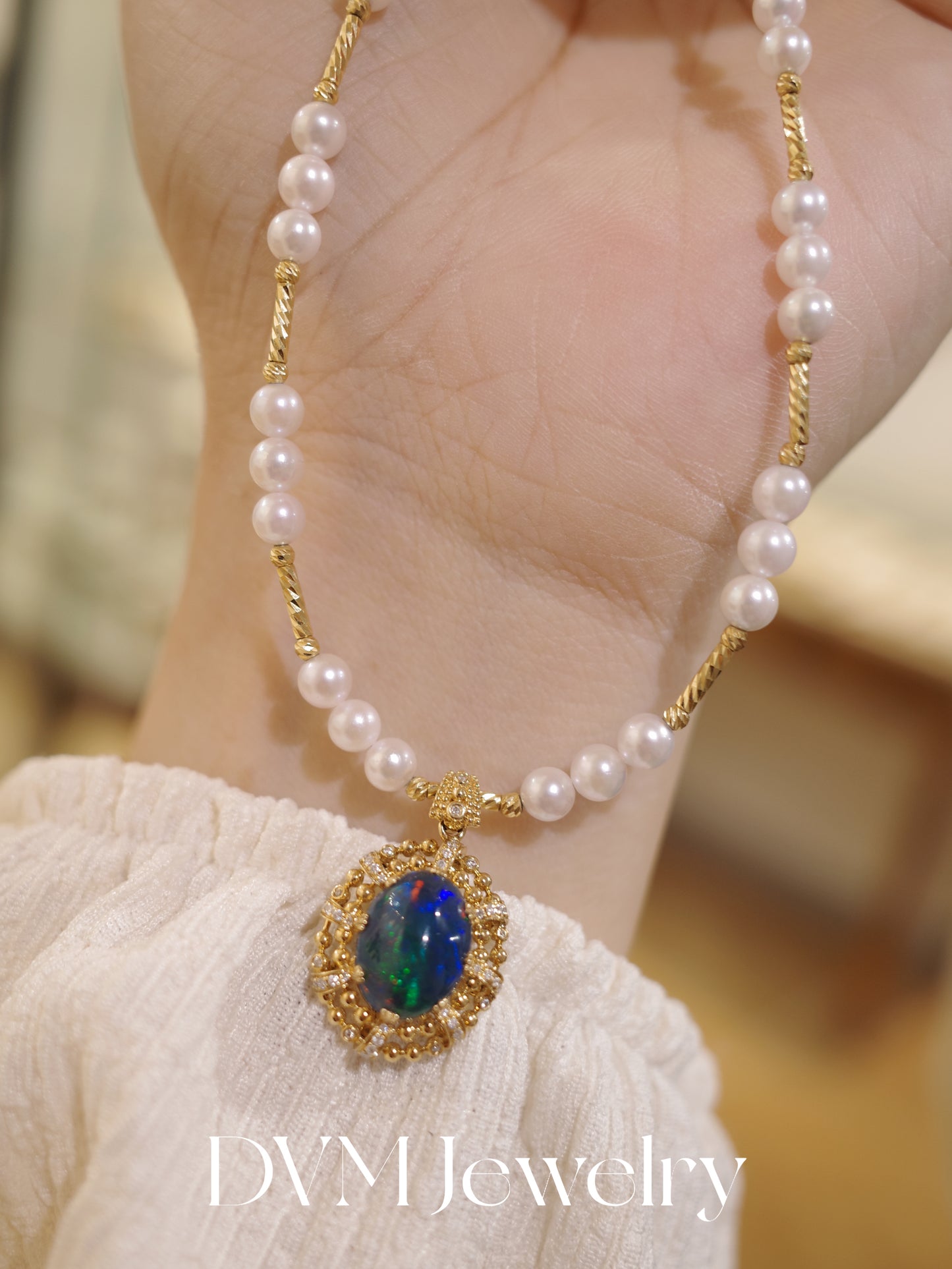 18K GOLD OPAL PENDANT |Gpo0014