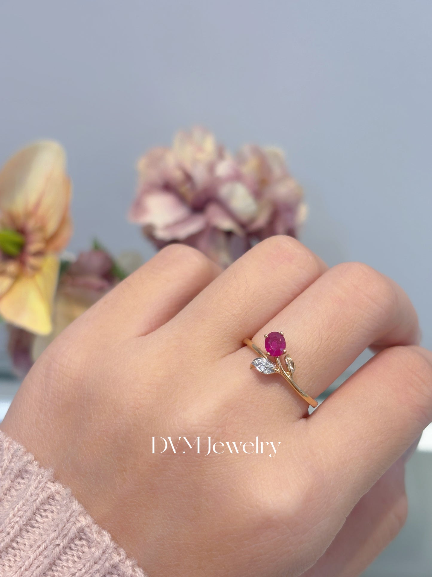 18K GOLD RUBY RING | Grru0032