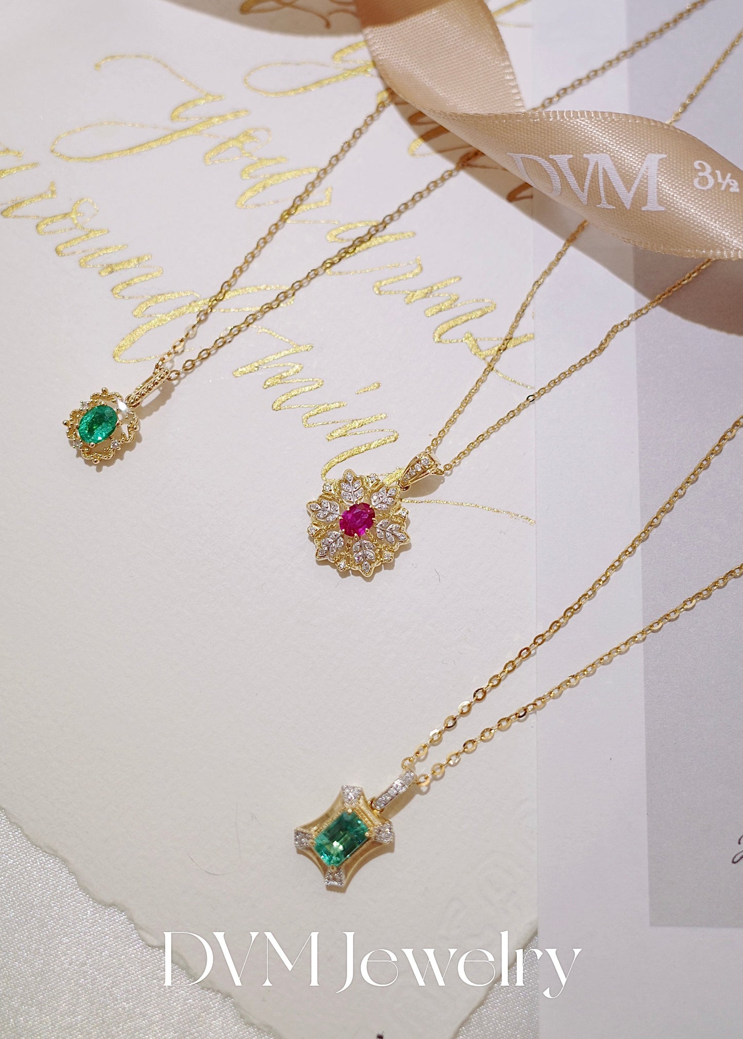 18K GOLD EMERALD PENDANT| Gpe0005