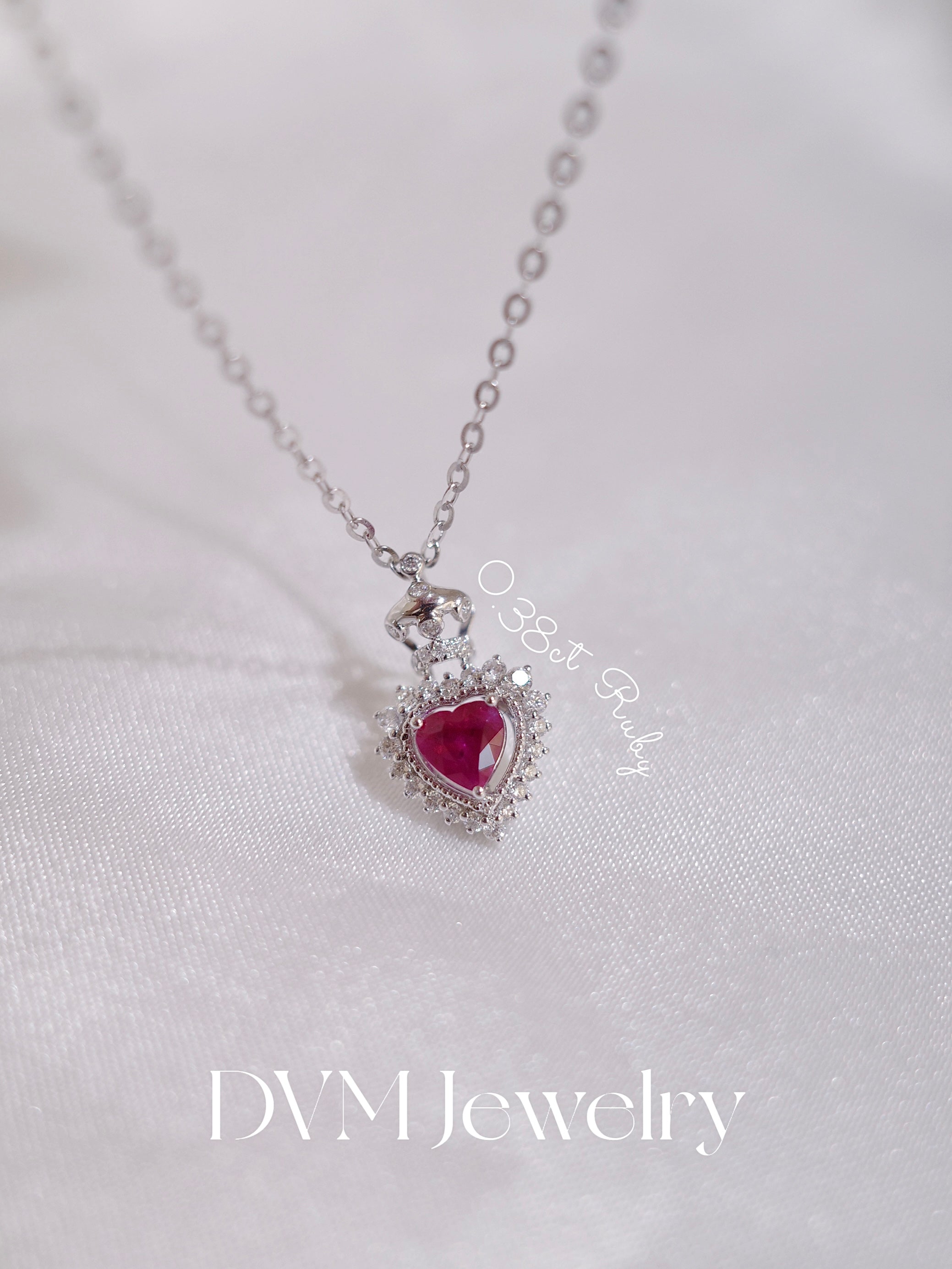 18K GOLD RUBY PENDANT | Gpru0019