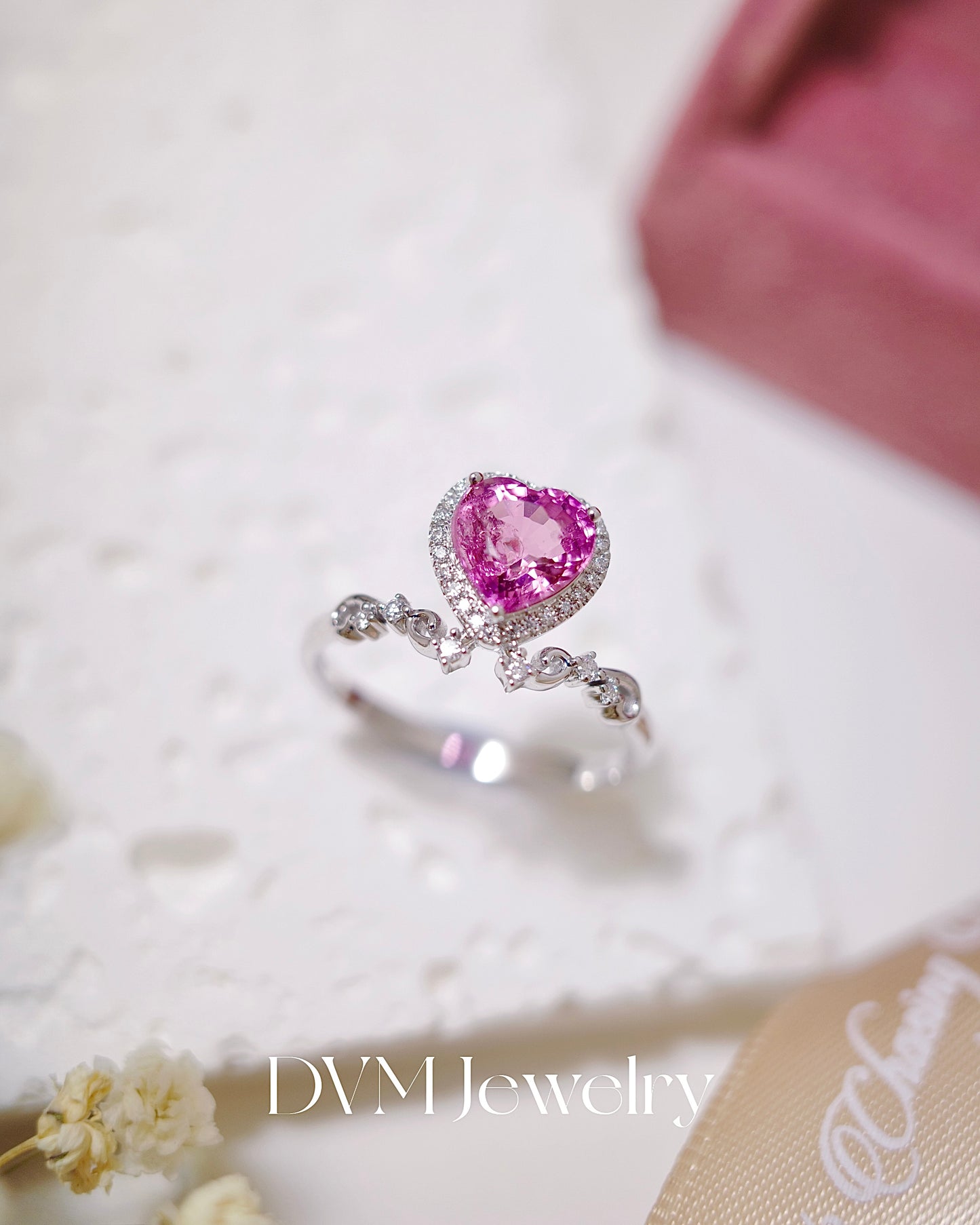 18K WHITE GOLD TOURMALINE RING | Grto0020