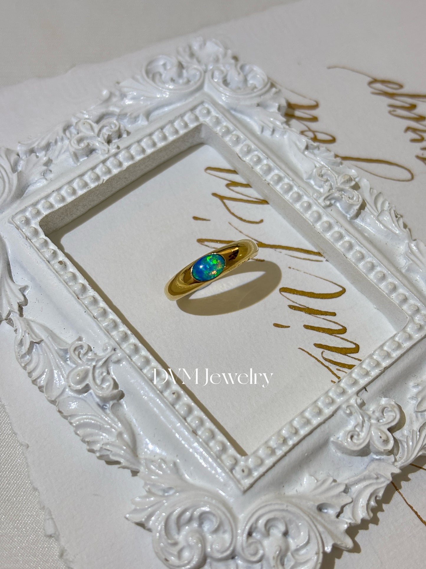 需訂製18K GOLD OPAL RING |Gro0005