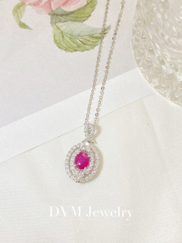 需訂製-18K GOLD RUBY PENDANT | Gpru0014