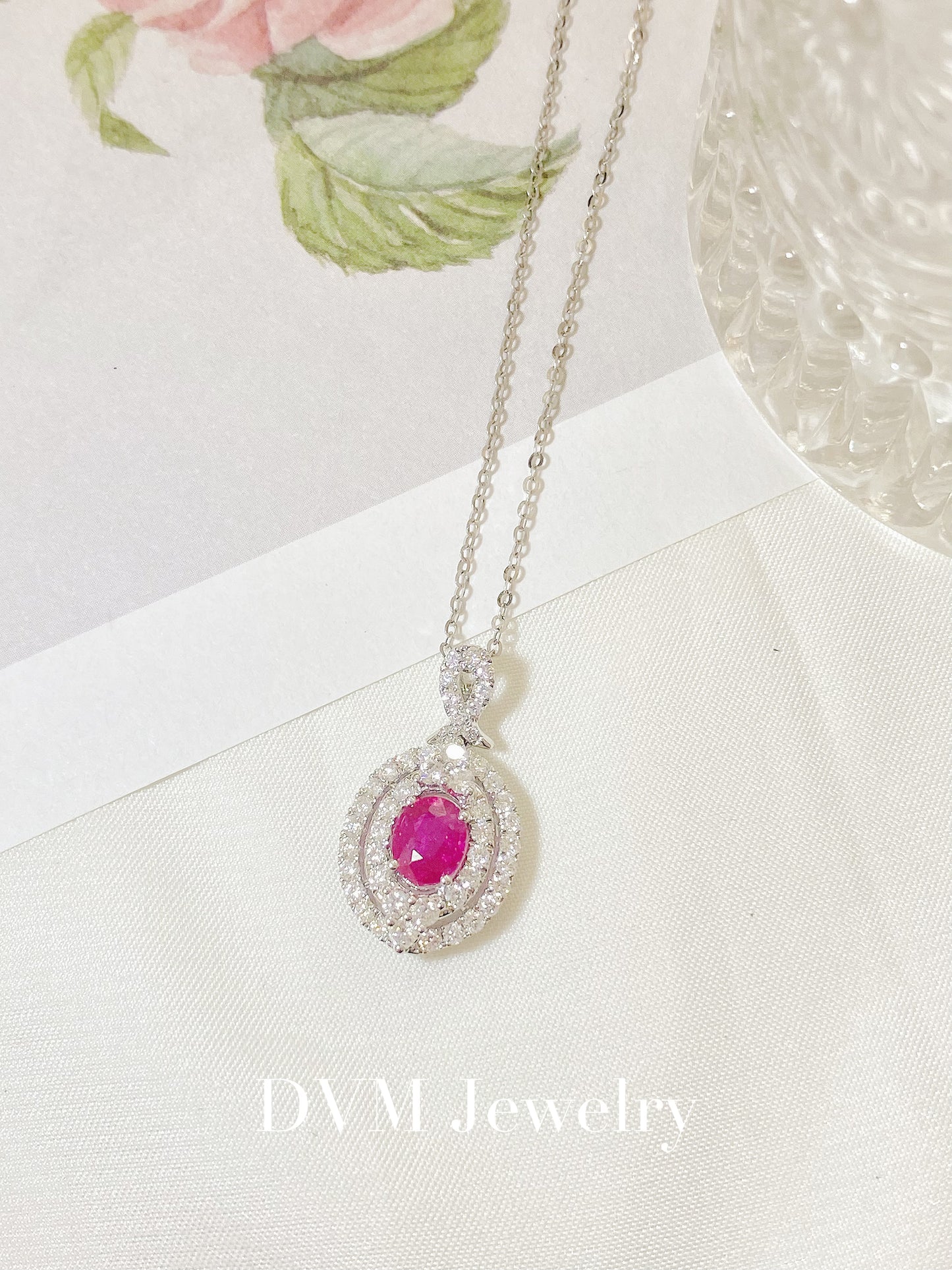 需訂製-18K GOLD RUBY PENDANT | Gpru0014