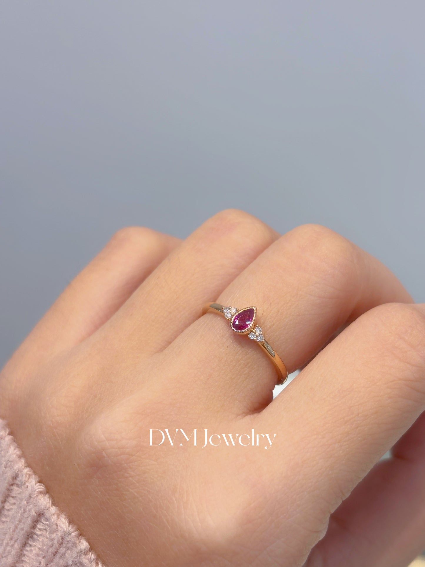 需訂製18K GOLD RUBY RING |Grru0027