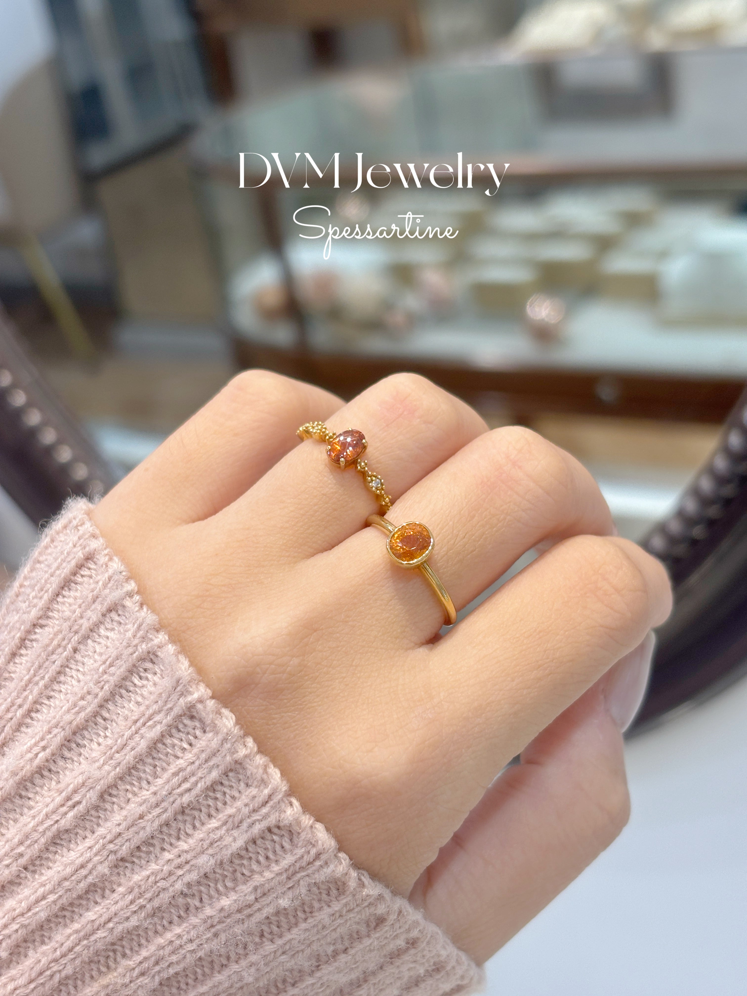 18K GOLD SPESSARTINE RING |Grf 0003