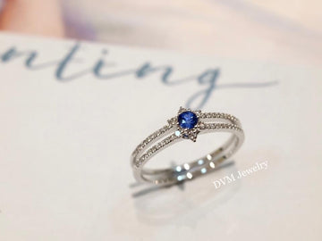 需訂製-18K GOLD SAPPHIRE DIAMOND | Grs0025