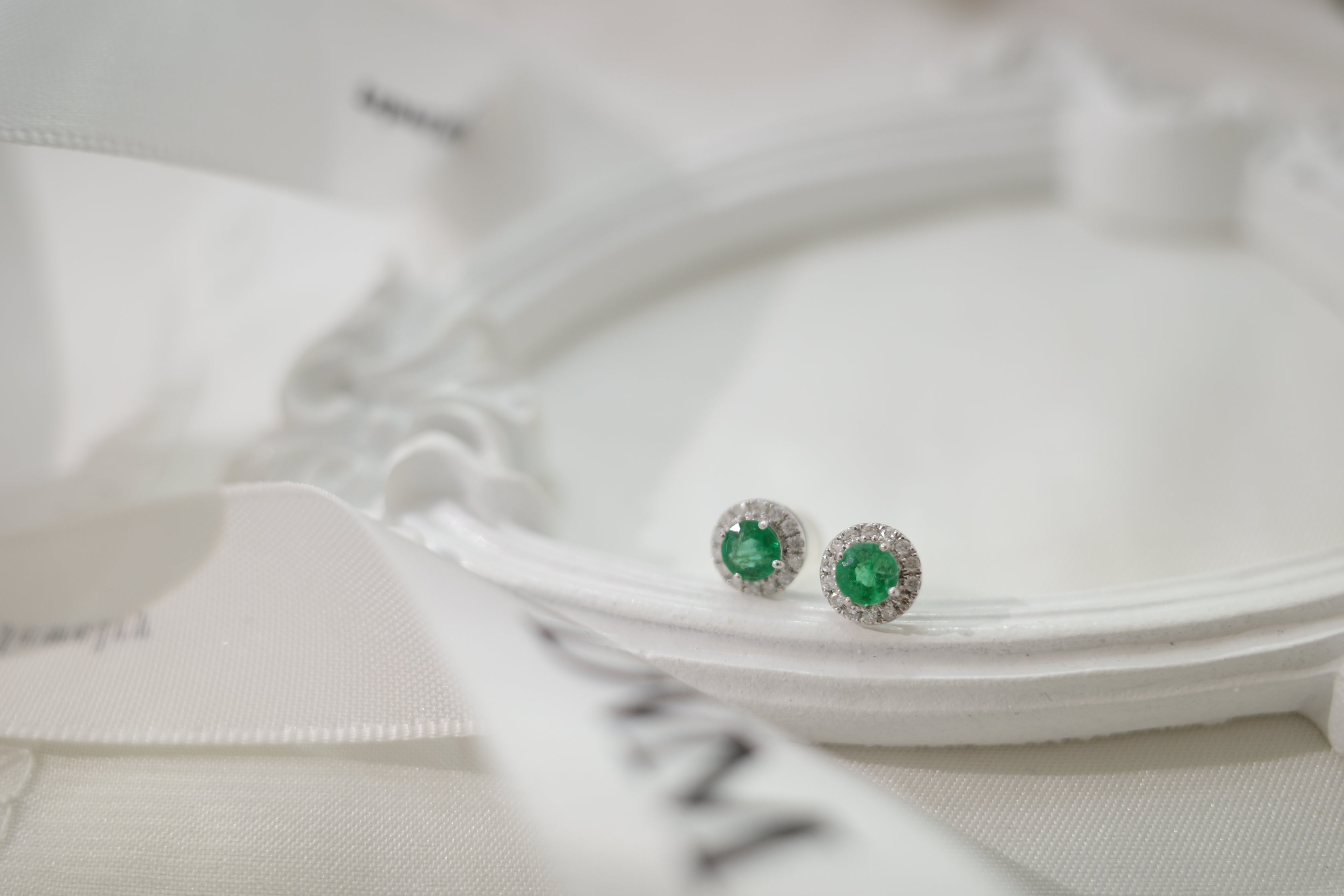 需訂製-18K GOLD EMERALD EARRING | Gee0006