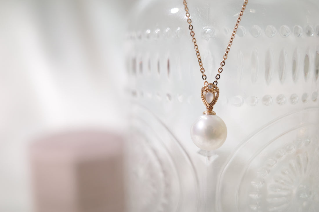 18K GOLD PEARL NECKLACE | Pn0022