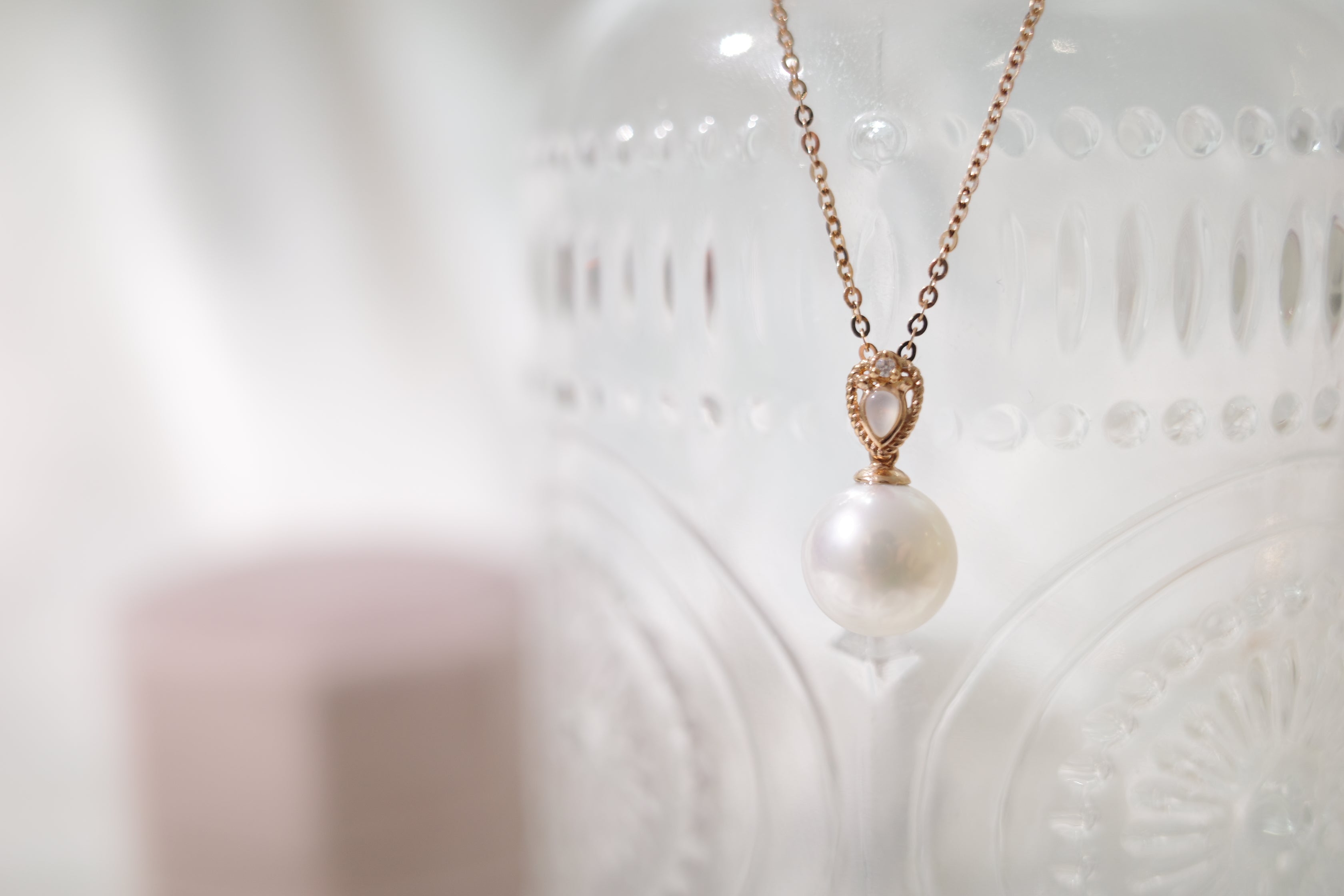 18K GOLD PEARL NECKLACE | Pn0022
