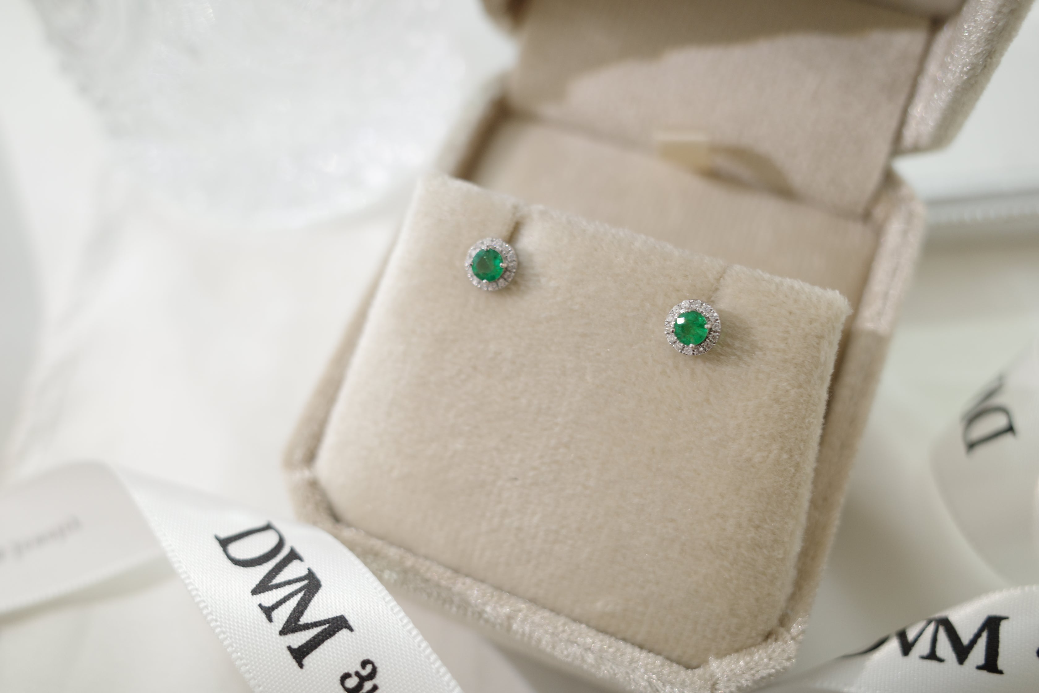需訂製-18K GOLD EMERALD EARRING | Gee0006