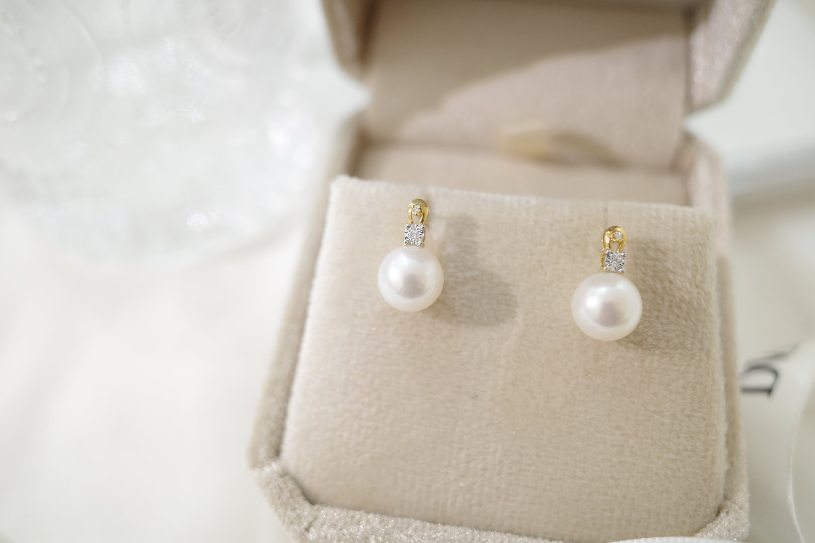 需訂製-18K GOLD PEARL EARRING | Pe0022
