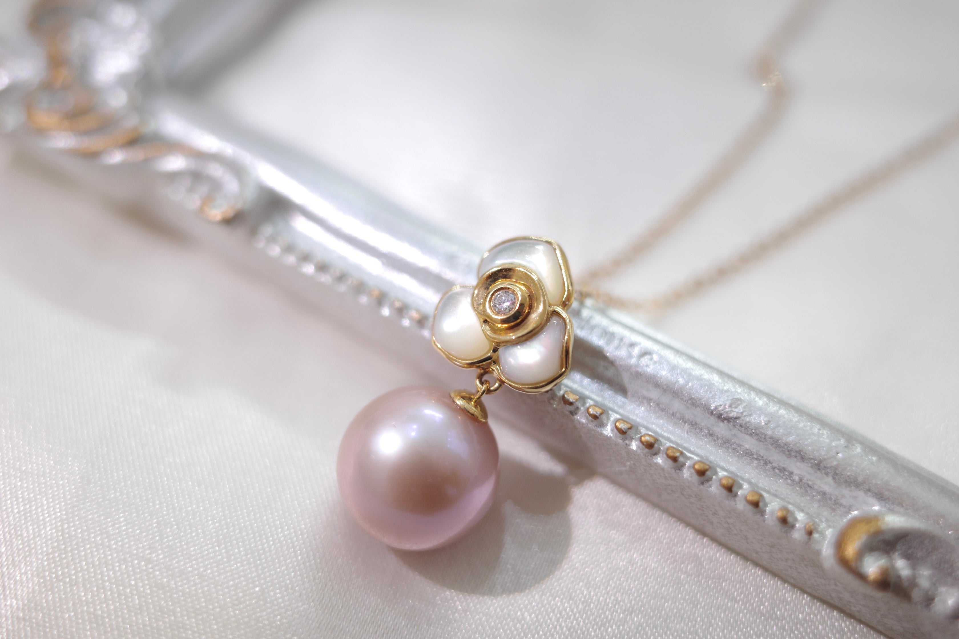 需訂製-18K GOLD EDISON PEARL PENDANT | Pb0005